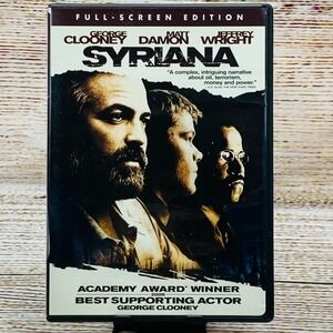 Syriana [2005 DVD Full Screen Edition] Academy‎ Award Winner George Clooney 2005